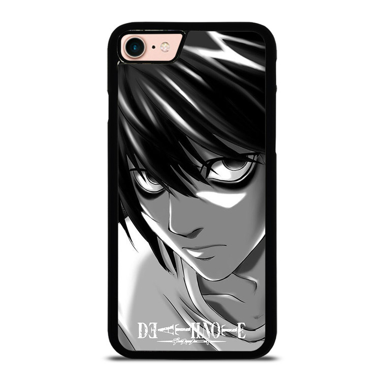 DEATH NOTE ANIME L LAWLIET FACE iPhone 8 Case Cover
