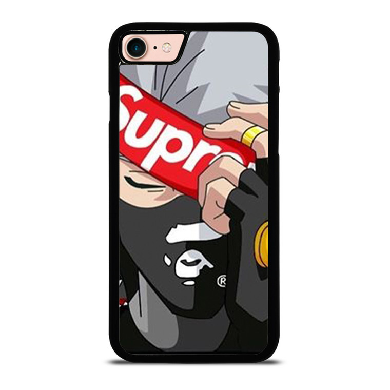 SUPREME BAPE KAKASHI NARUTO iPhone 8 Case Cover