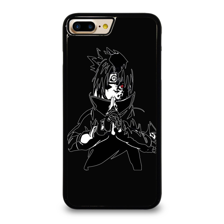 NARUTO UCHIHA SASUKE ART iPhone 7 Plus Case Cover