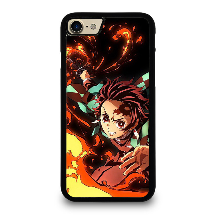 DEMON SLAYER KIMETSU NO YAIBA TANJIRO KAMADO FIRE iPhone 7 Case Cover