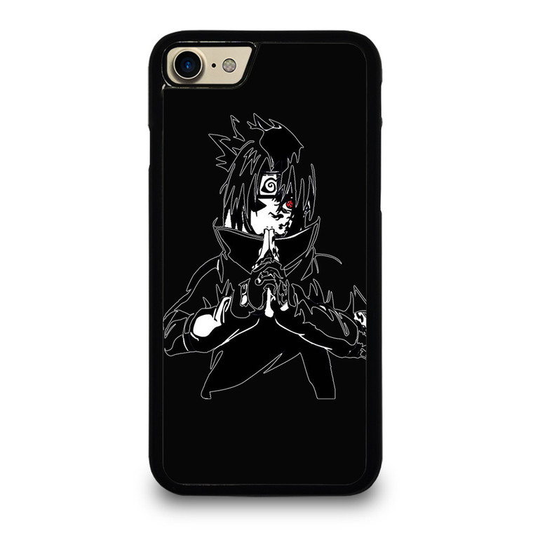 NARUTO UCHIHA SASUKE ART iPhone 7 Case Cover