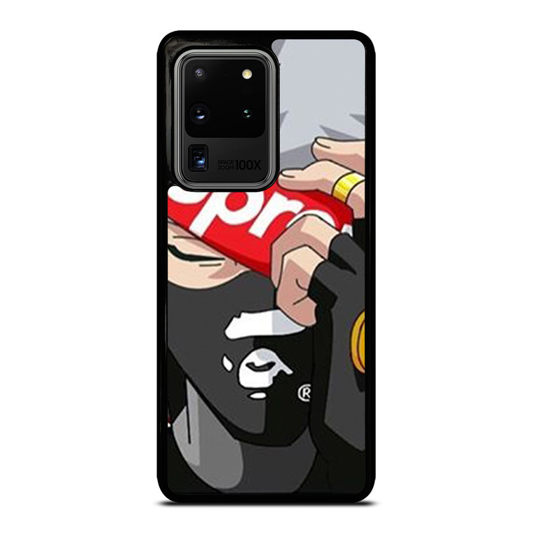 SUPREME BAPE KAKASHI NARUTO Samsung Galaxy S20 Ultra Case Cover