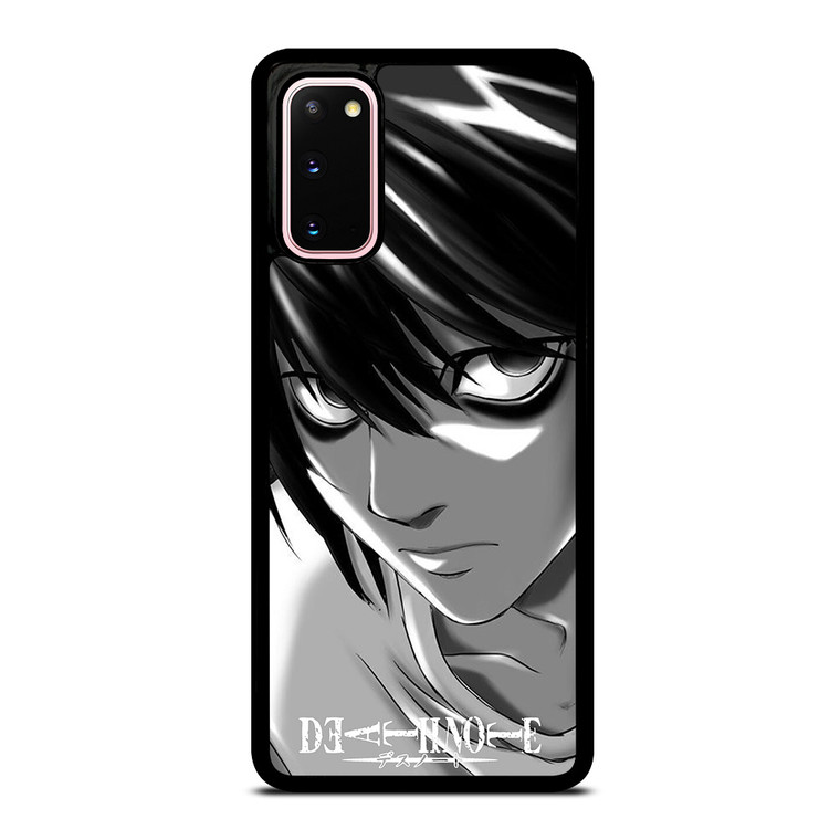 DEATH NOTE ANIME L LAWLIET FACE Samsung Galaxy S20 Case Cover