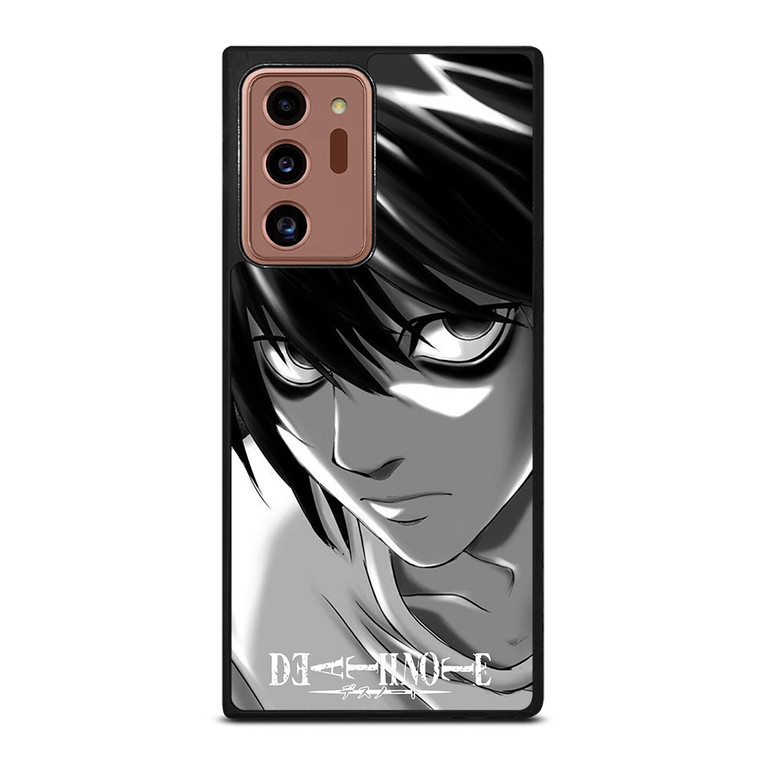DEATH NOTE ANIME L LAWLIET FACE Samsung Galaxy Note 20 Ultra Case Cover