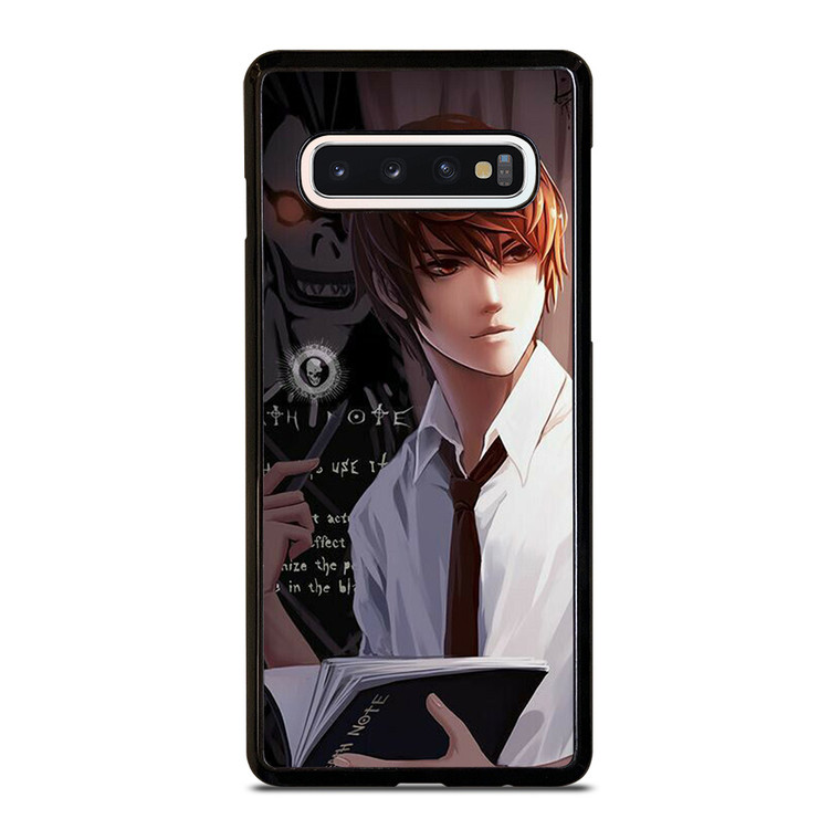 ANIME DEATH NOTE LIGHT YAGAMI AND RYUK. Samsung Galaxy S10 Case Cover