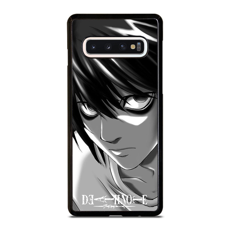 DEATH NOTE ANIME L LAWLIET FACE. Samsung Galaxy S10 Case Cover