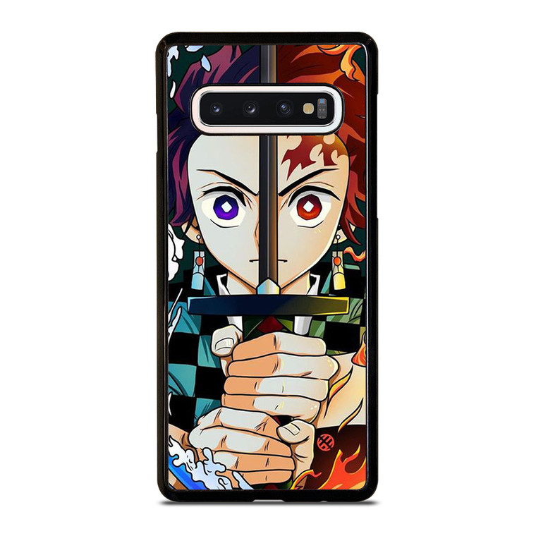 DEMON SLAYER KIMETSU NO YAIBA TANJIRO KAMADO FIRE WATER. Samsung Galaxy S10 Case Cover