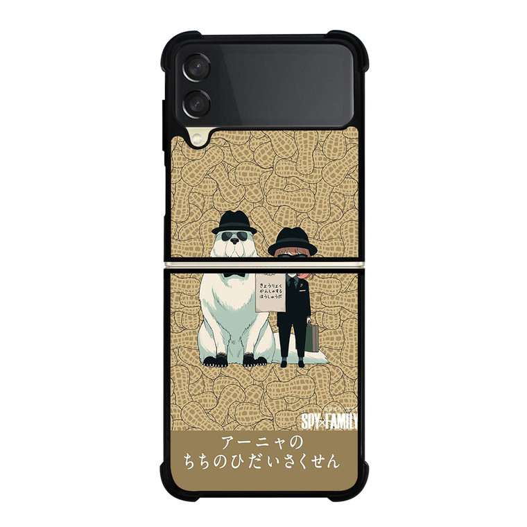 SPY X FAMILY FORGER MANGA ANIME ANYA AND BOND Samsung Galaxy Z Flip 3 Case Cover