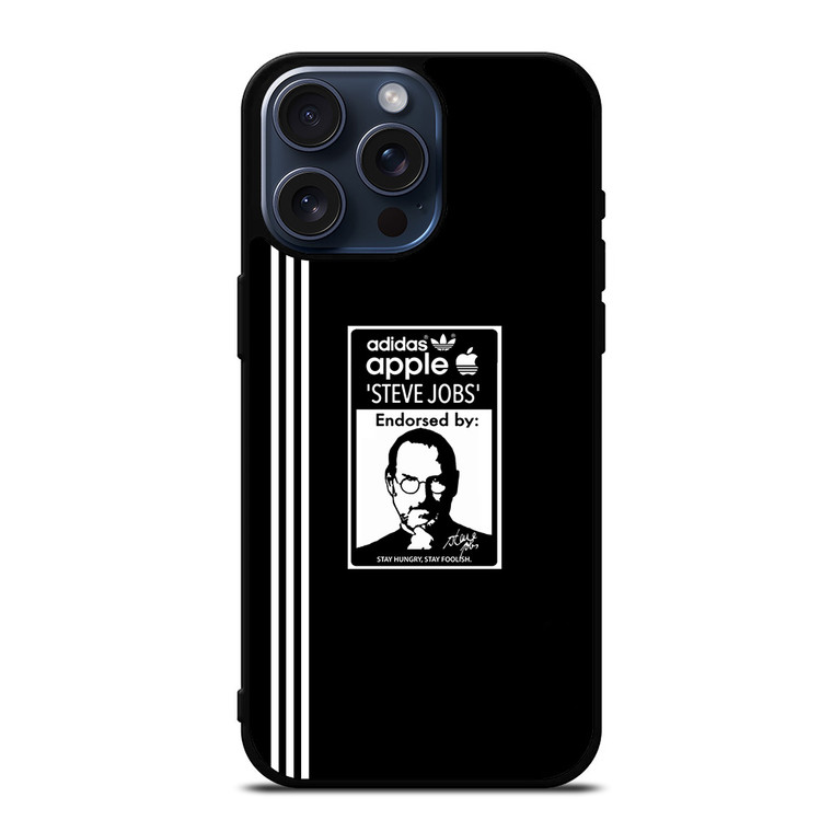 ADIDAS APPLE STEVE JOBS iPhone 15 Pro Max Case Cover