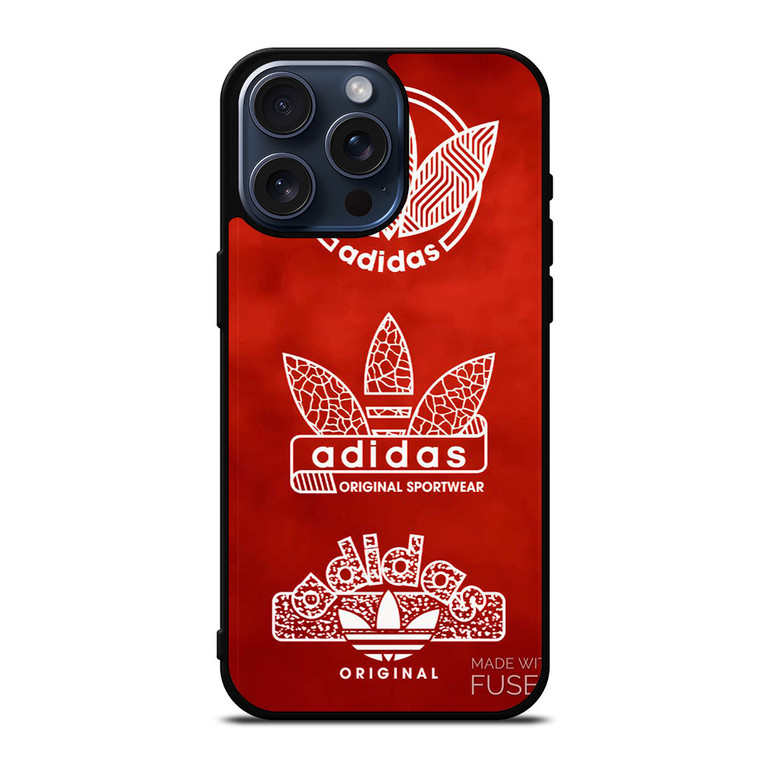 ADIDAS LOGO MADE WITH FUSED iPhone 15 Pro Max Case Cover