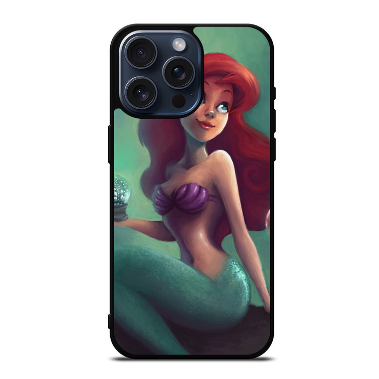 ARIEL THE LITTLE MERMAID ART iPhone 15 Pro Max Case Cover