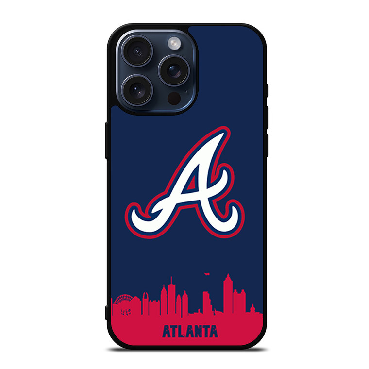 ATLANTA BRAVES BASEBALL LOGO iPhone 15 Pro Max Case Cover