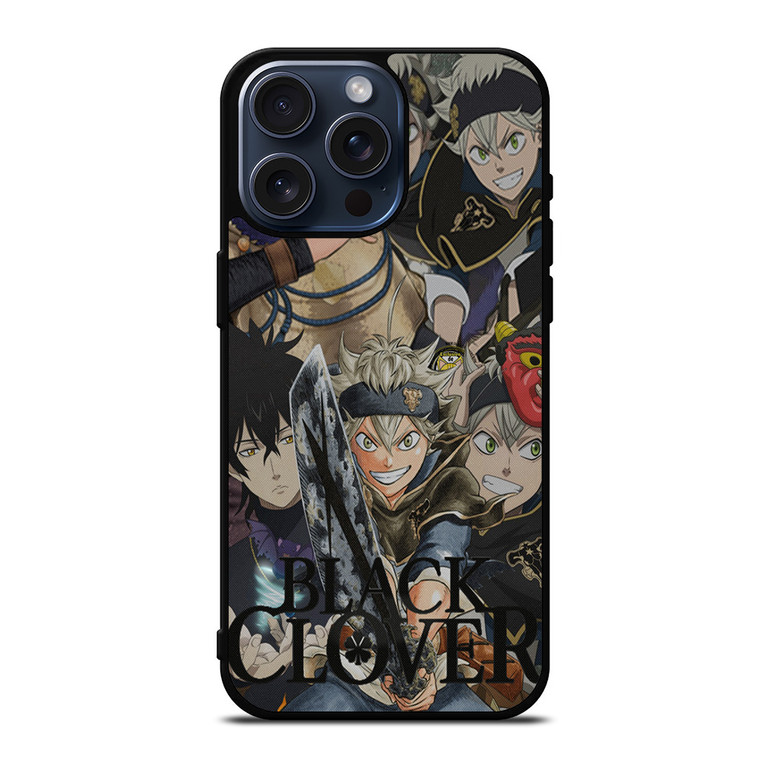 BLACK CLOVER ANIME ALL iPhone 15 Pro Max Case Cover