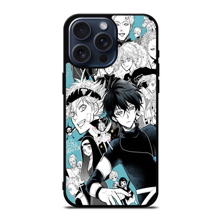 BLACK CLOVER ANIME COLLAGE iPhone 15 Pro Max Case Cover