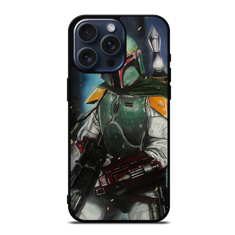 BOBA FETT STAR WARS iPhone 15 Pro Max Case Cover