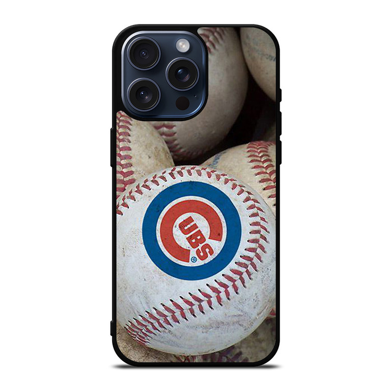 CHICAGO CUBS BALL LOGO iPhone 15 Pro Max Case Cover