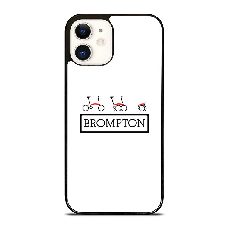 BROMPTON FOLDED BIKE LOGO 2 iPhone 12 Case Cover