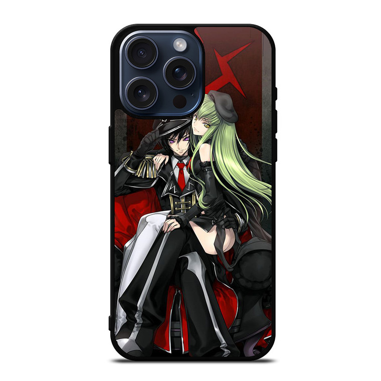 CODE GEASS LELOUCH CAMPEROUGE AND C.C ANIME MANGA iPhone 15 Pro Max Case Cover