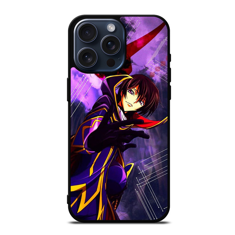 CODE GEASS LELOUCH CAMPEROUGE ANIME MANGA iPhone 15 Pro Max Case Cover