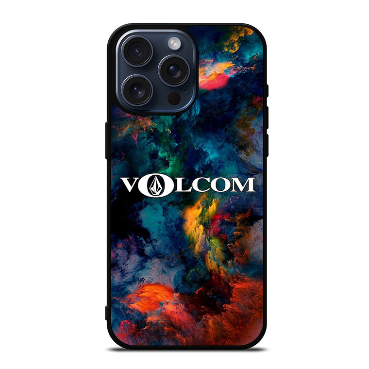 COLORFUL LOGO VOLCOM iPhone 15 Pro Max Case Cover