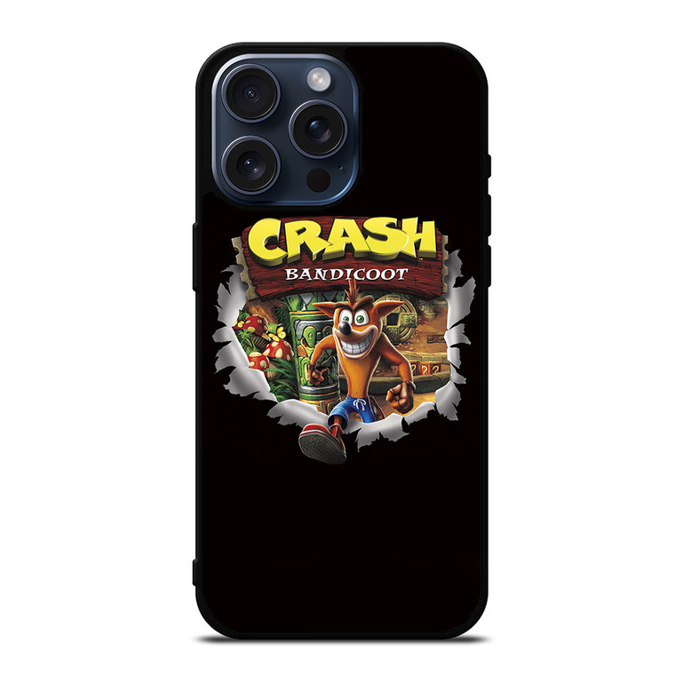 CRASH BANDICOOT CARTOON iPhone 15 Pro Max Case Cover