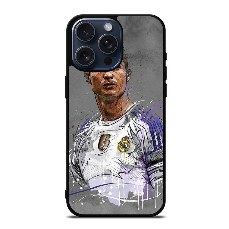 CRISTIANO RONALDO CR7 ART iPhone 15 Pro Max Case Cover