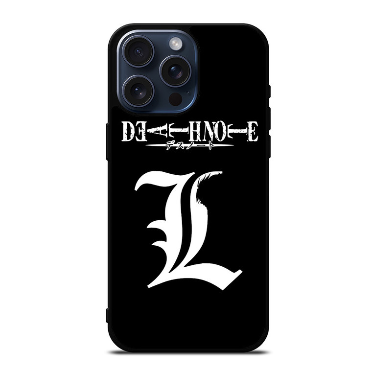 DEATH NOTE LIGHT LOGO iPhone 15 Pro Max Case Cover