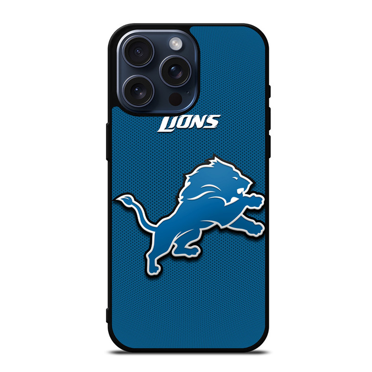 DETROIT LIONS NFL LOGO iPhone 15 Pro Max Case Cover