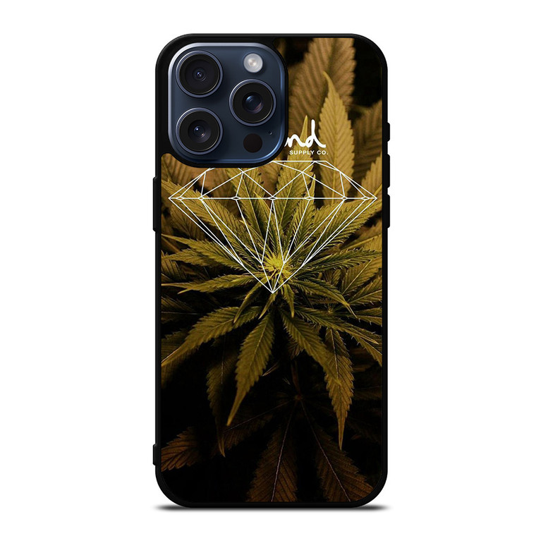 DIAMOND SUPPLY CO MARIJUANA iPhone 15 Pro Max Case Cover