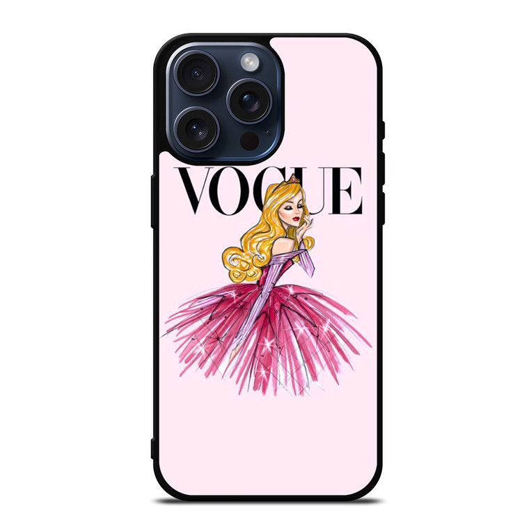 DISNEY PRINCESS AURORA VOGUE iPhone 15 Pro Max Case Cover