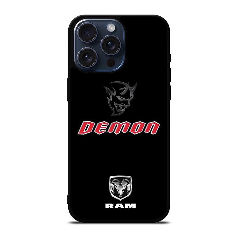 DODGE RAM DEMON LOGO iPhone 15 Pro Max Case Cover