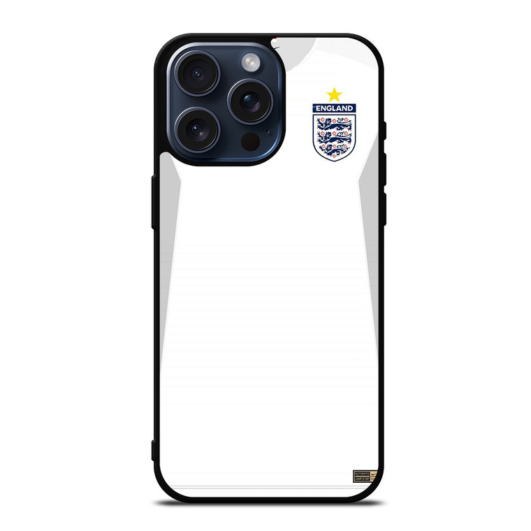 ENGLAND THREE LIONS FOOTBALL JERSEY KIT iPhone 15 Pro Max Case Cover