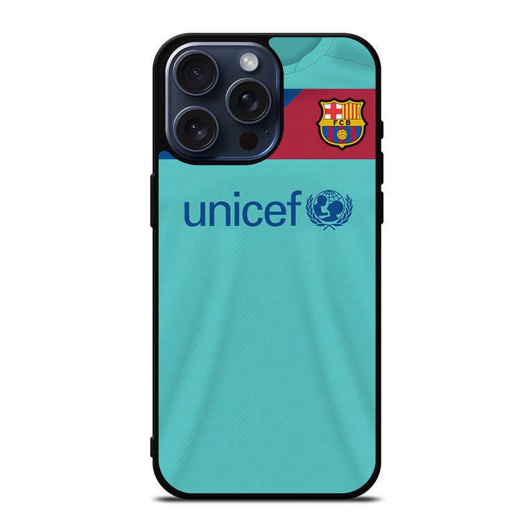 FC BARCELONA JERSEY AWAY iPhone 15 Pro Max Case Cover