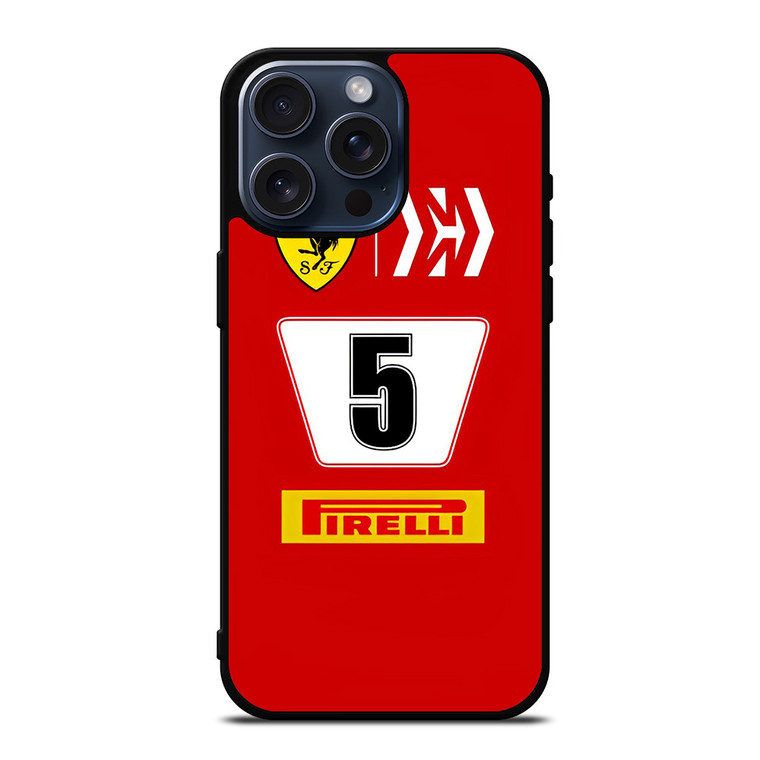 FERRARI PIRELLI LOGO iPhone 15 Pro Max Case Cover