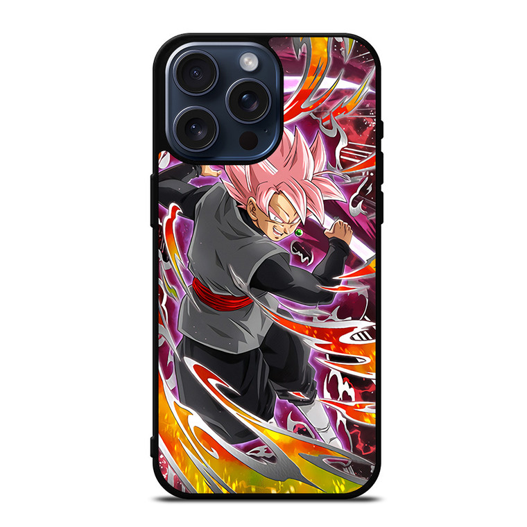 GOKU BLACK SAIYAN ROSE DRAGON BALL iPhone 15 Pro Max Case Cover