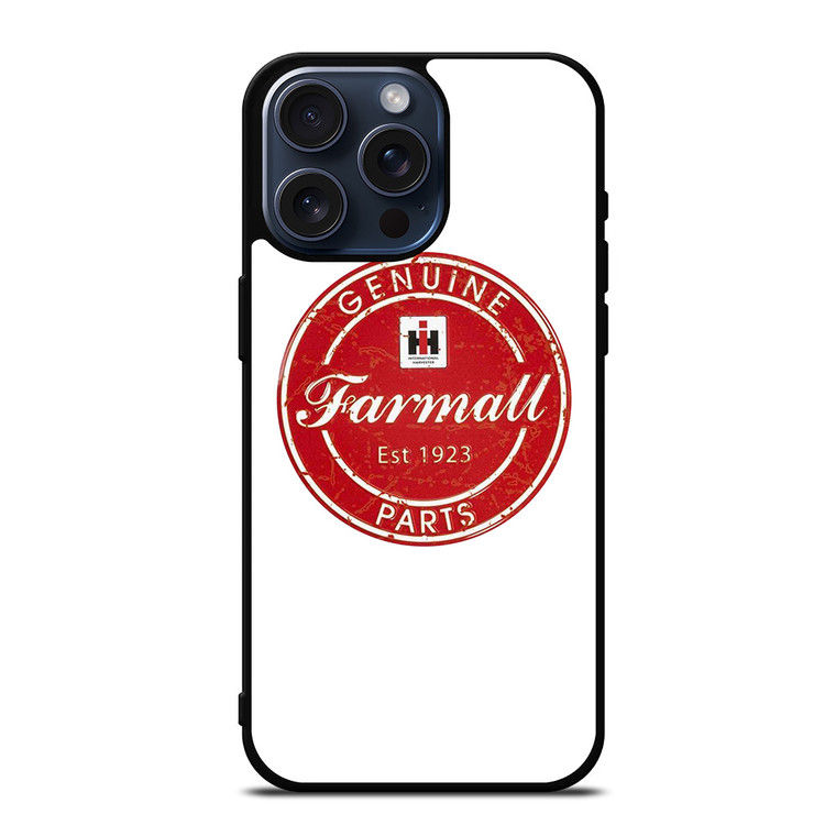 IH INTERNATIONAL HARVESTER FARMALL TRACTOR LOGO PARTS EST 1923 iPhone 15 Pro Max Case Cover