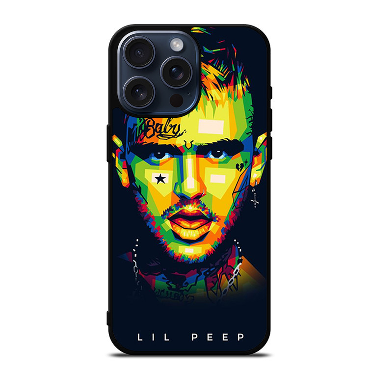 LIL PEEP ART iPhone 15 Pro Max Case Cover