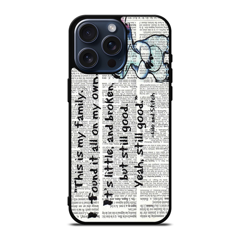 LILO AND STITCH QUOTES Disney iPhone 15 Pro Max Case Cover