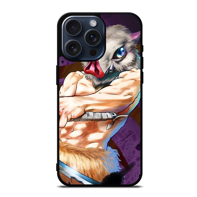 MANGA DEMON SLAYER INOSUKE HASHIBIRA ANIME iPhone 15 Pro Max Case Cover