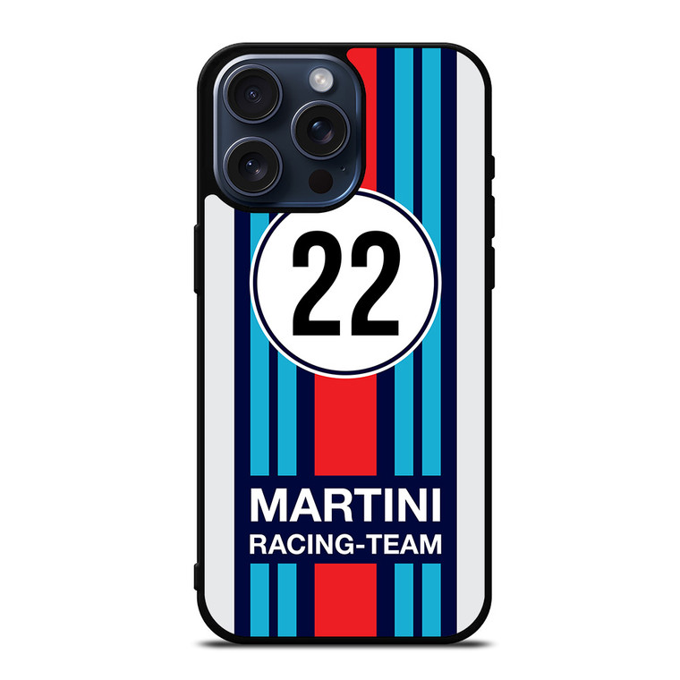 MARTINI RACING TEAM 22 iPhone 15 Pro Max Case Cover