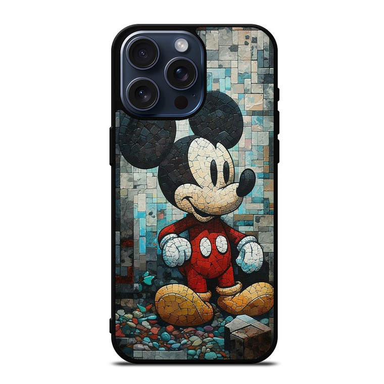 MICKEY MOUSE DISNEY MOZAIC iPhone 15 Pro Max Case Cover