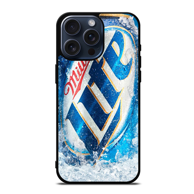 MILLER LITE CAN ICE iPhone 15 Pro Max Case Cover