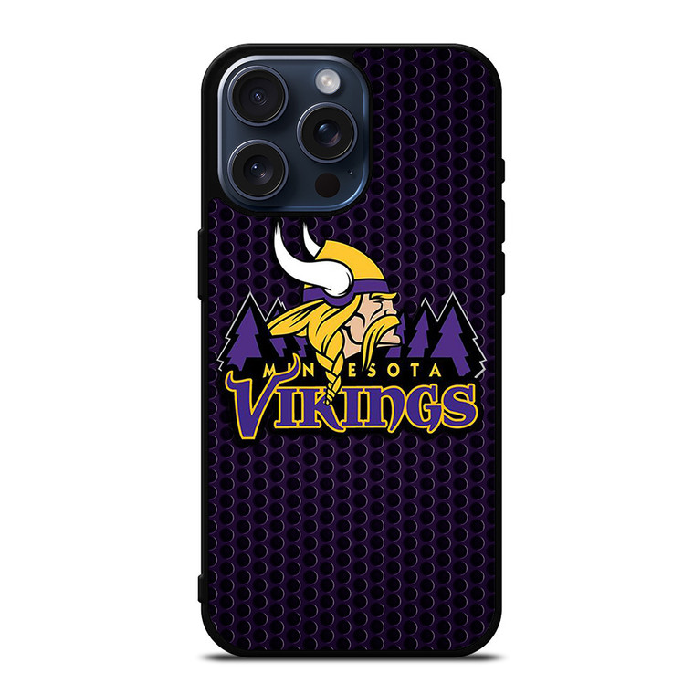 MINNESOTA VIKINGS NFL iPhone 15 Pro Max Case Cover