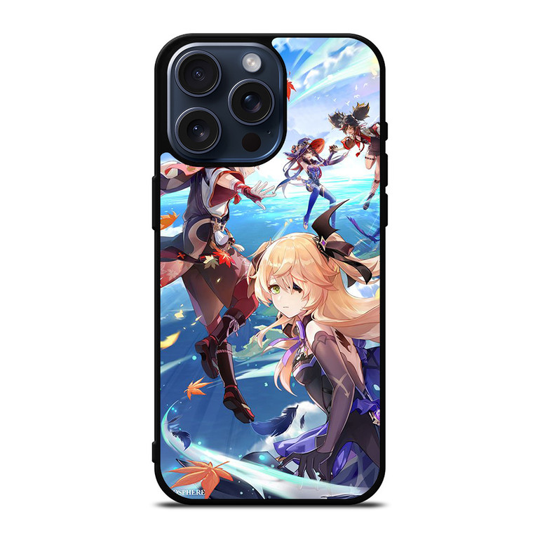 MOBILE GAME CHARACTERS GENSHIN IMPACT iPhone 15 Pro Max Case Cover