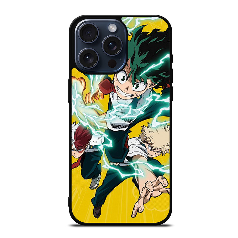 MY HERO ACADEMIA ANIME iPhone 15 Pro Max Case Cover