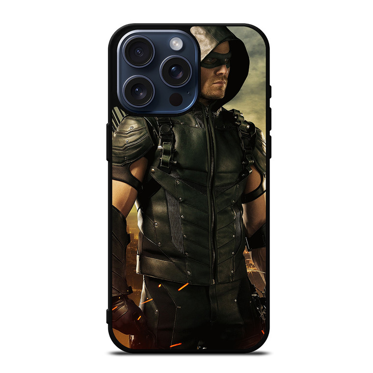 OLIVER QUEEN ARROW iPhone 15 Pro Max Case Cover