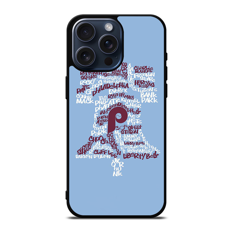 PHILADELPHIA PHILLIES ICON iPhone 15 Pro Max Case Cover