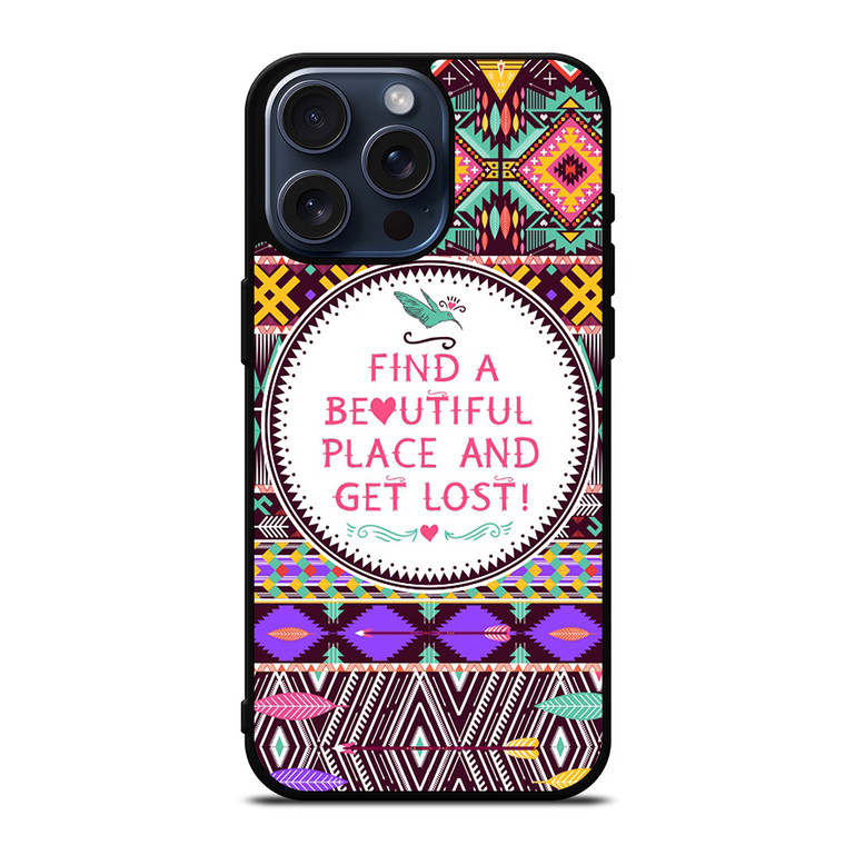 PIECE TRIBAL PATTERN 2 iPhone 15 Pro Max Case Cover