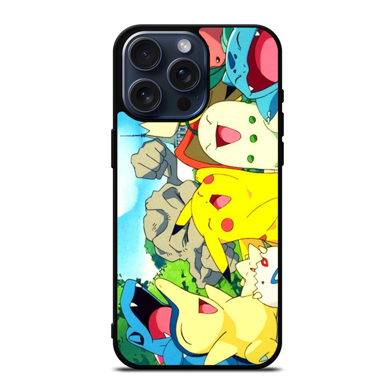 POKEMON CHARACTER iPhone 15 Pro Max Case Cover