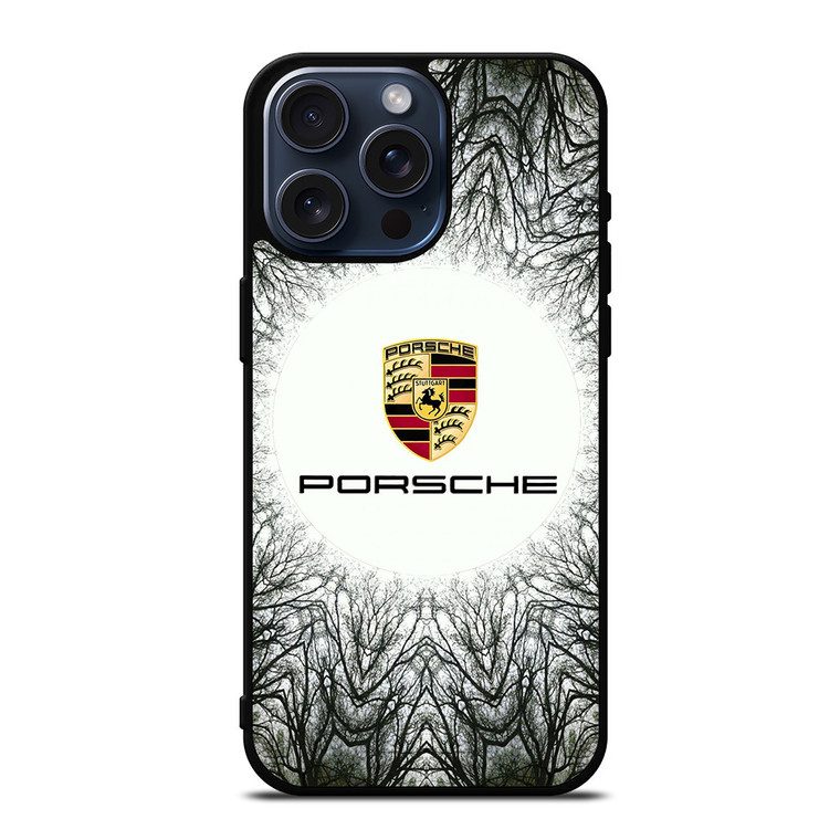 PORSCHE CAR LOGO 2 iPhone 15 Pro Max Case Cover